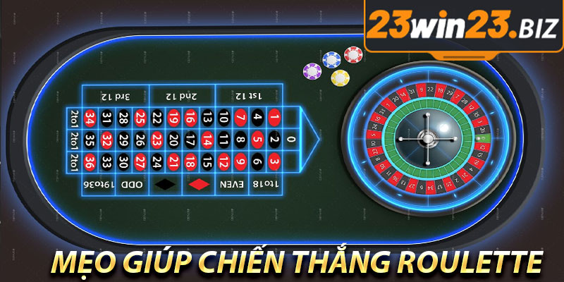 Mẹo giúp chiến thắng Roulette 23WIN